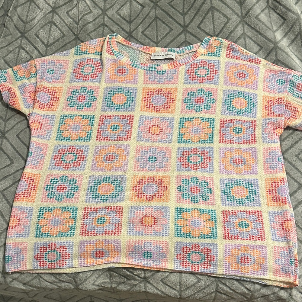 Colorful Kids Patterned Shirt